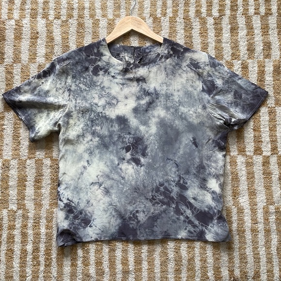 Naturally Dyed 100% Silk Blouse - Picture 2 of 4